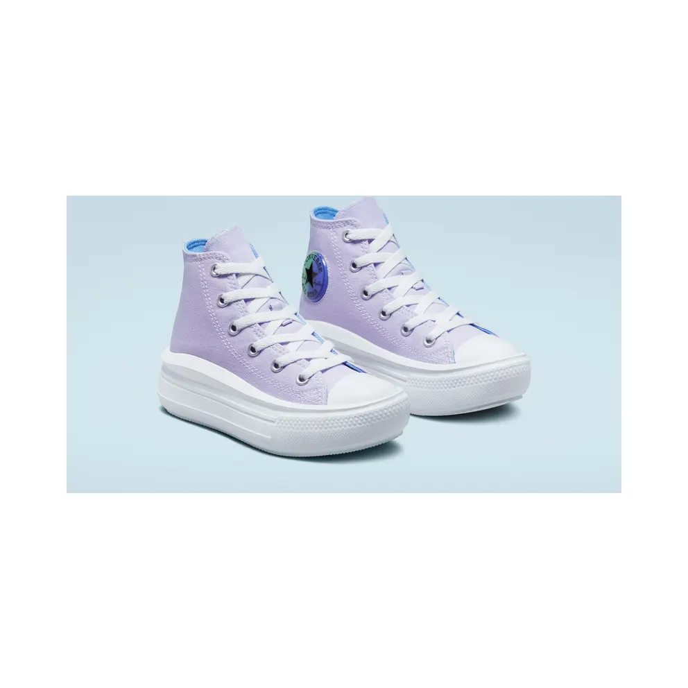 Converse Chuck Taylor All Star Move Platform Gel Patch Moonstone Violet/royal Pulse