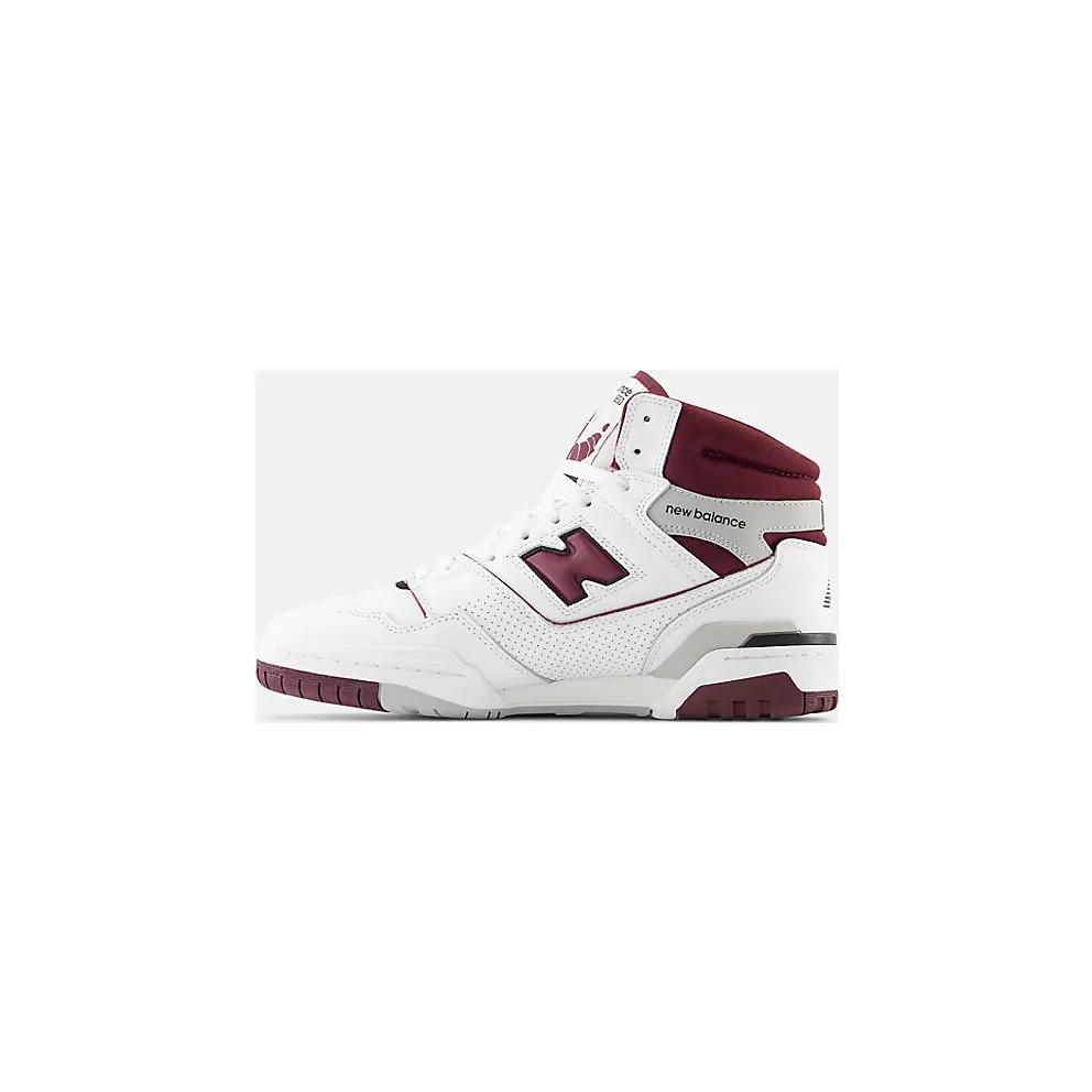 New Balance 650 White Burgundy Raincloud (BB650RCH)