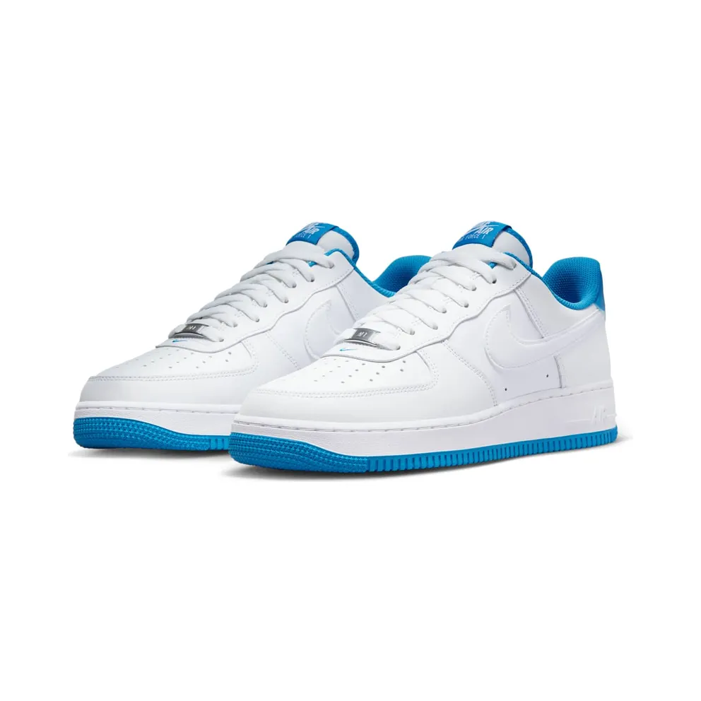 Nike Air Force 1 ’07 “White / Light Photo Blue” (DR9867-101)