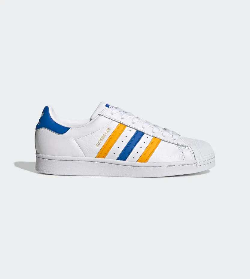 adidas SUPERSTAR Cloud White / Blue / Semi Solar Gold (FX4275)
