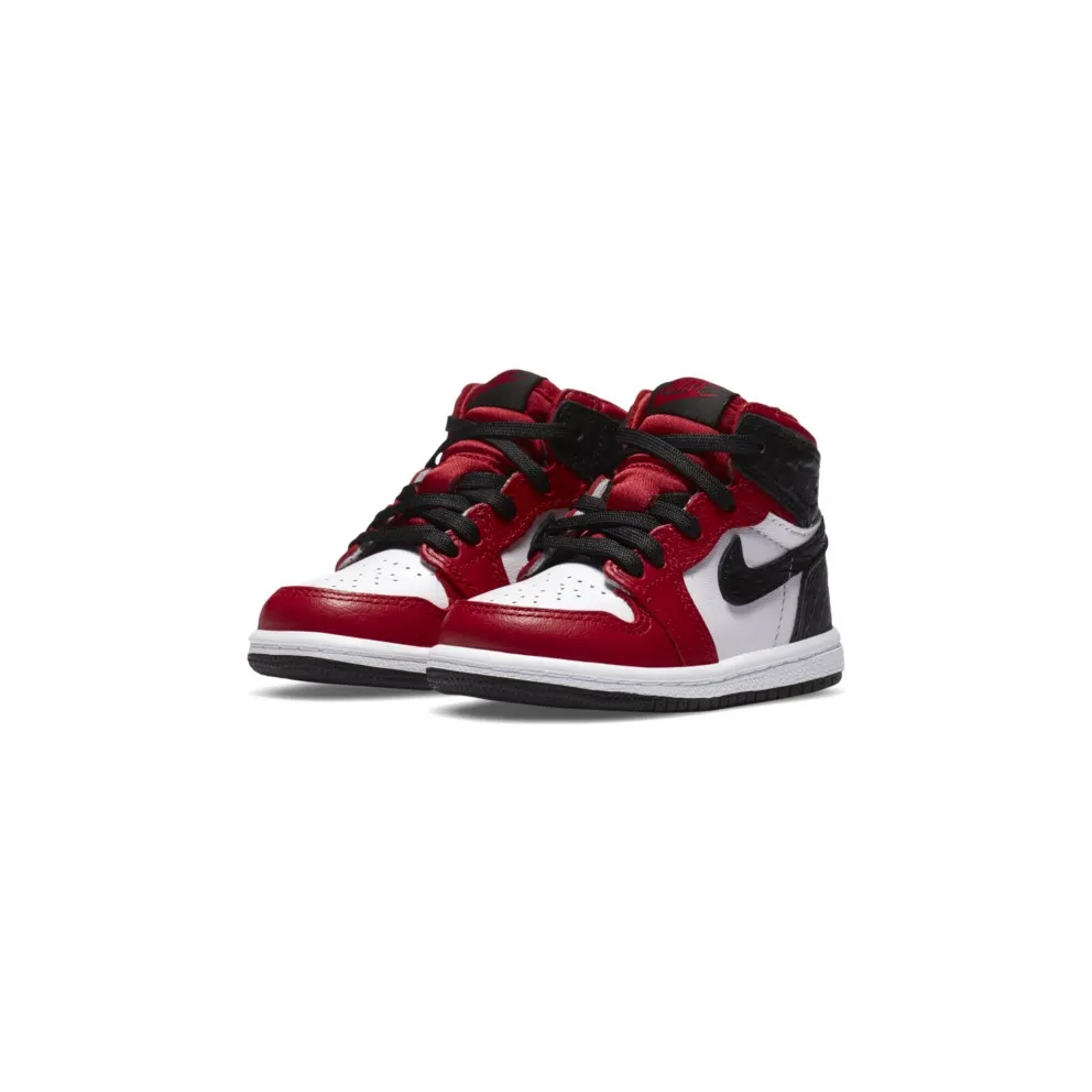 Air Jordan 1 Retro High Satin Snake Chicago (TD) (2020) (CU0450-601)
