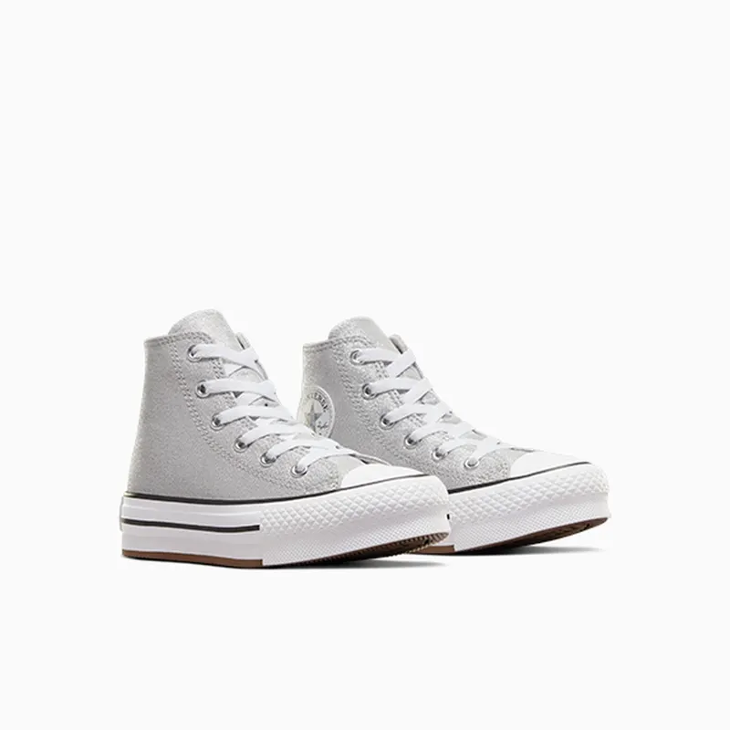 Converse Chuck Taylor All Star EVA Lift Platform Prism Glitter Mouse/white/black