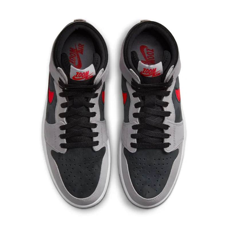 Jordan 1 High Zoom Air CMFT 2 “Black Fire Red Cement” (DV1307-060)