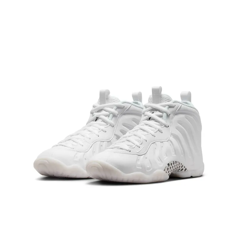 Nike Little Posite One GS “Triple White” (HQ1959-100)