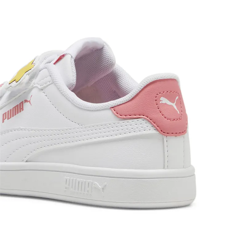 Puma Smash 3.0 Badges “Puma White / Passionfruit” (397286_01)