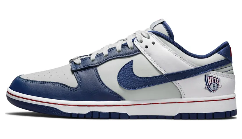 Nike Dunk Low Brooklyn Nets (GS) – “White / College Navy / Cool Grey” (DD3363-001)