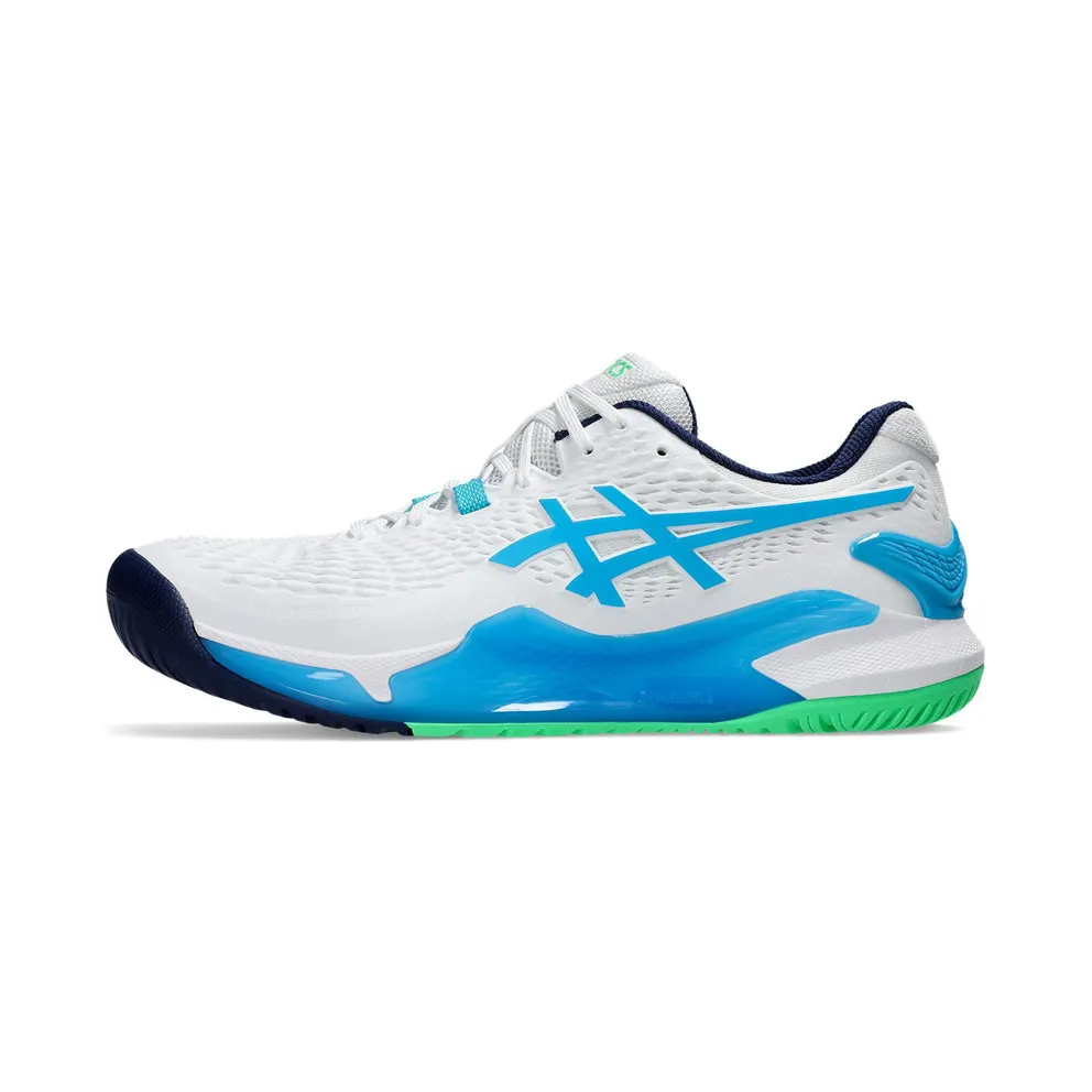 ASICS Gel-Resolution 9 White Digital Aqua (1041A330-103)