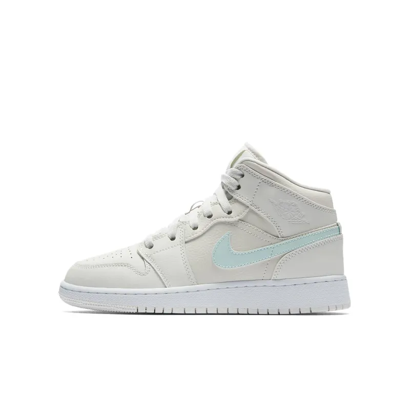 Jordan 1 Mid Multi-Color Swoosh Phantom (GS) Phantom/Igloo-Purple Rise-Blue Tint (555112-035)