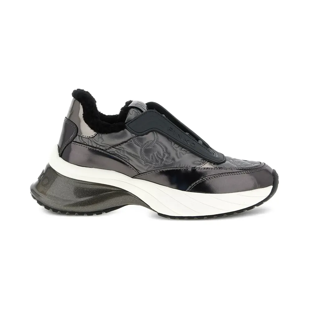 PINKO Ariel 19 gewatteerde with logodetail – Grey (SS0097T042KZ7)