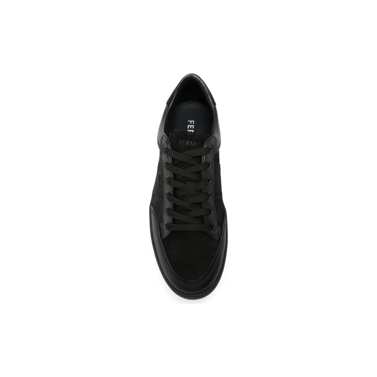 Ferragamo Gancini Panelled Leather “Black” (02B081 0798331 M Black) (02B0810798331MNERO) (4)
