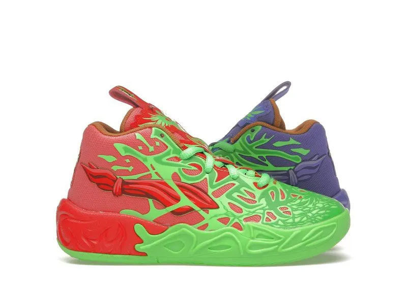 Puma LaMelo Ball MB.04 Teenage Mutant Ninja Turtles Raphael and Donatello (402523-01)