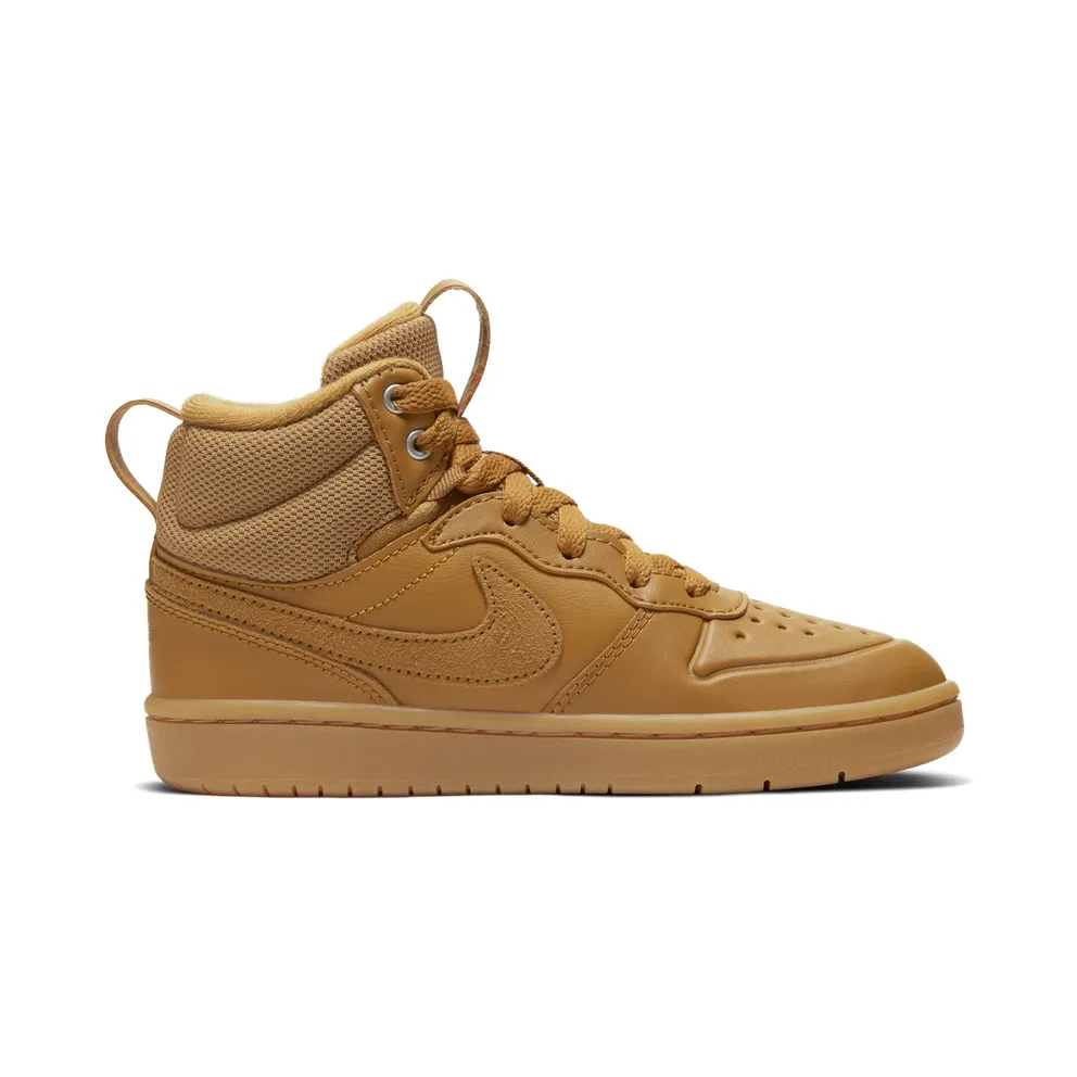 Nike Court Borough Mid 2 Younger Kids’ Boot Brown (BQ5442-700)