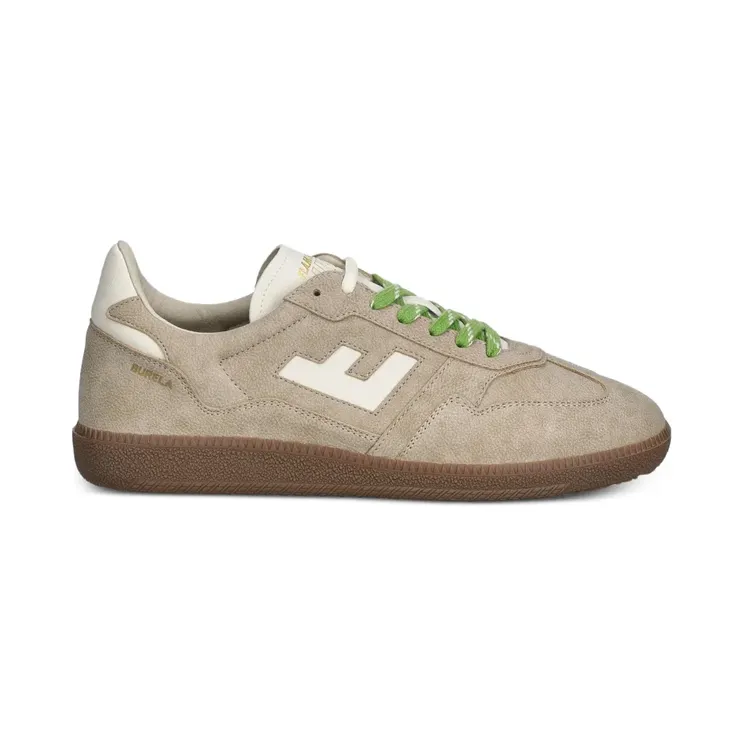 Flamingos Burela Slim sneakers met logo – Beige (BSNOBSTO)