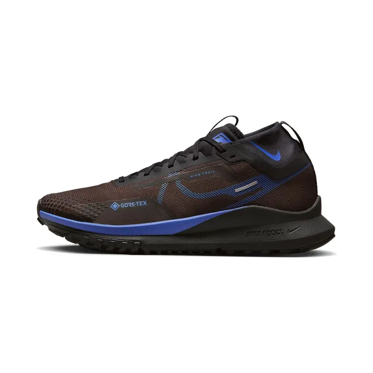 Nike React Pegasus Trail 4 Gore-Tex “Velvet Brown / Black / Golden Moss / Medium Blue” (FB2193-200)