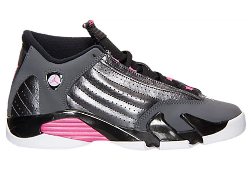 Air Jordan 14 Retro GG Dark Grey Hyper Pink (654969-028)