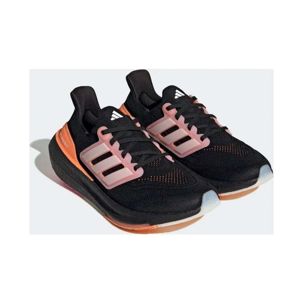 adidas Ultraboost Light Core Black / White Tint / Beam Pink (HQ8599)