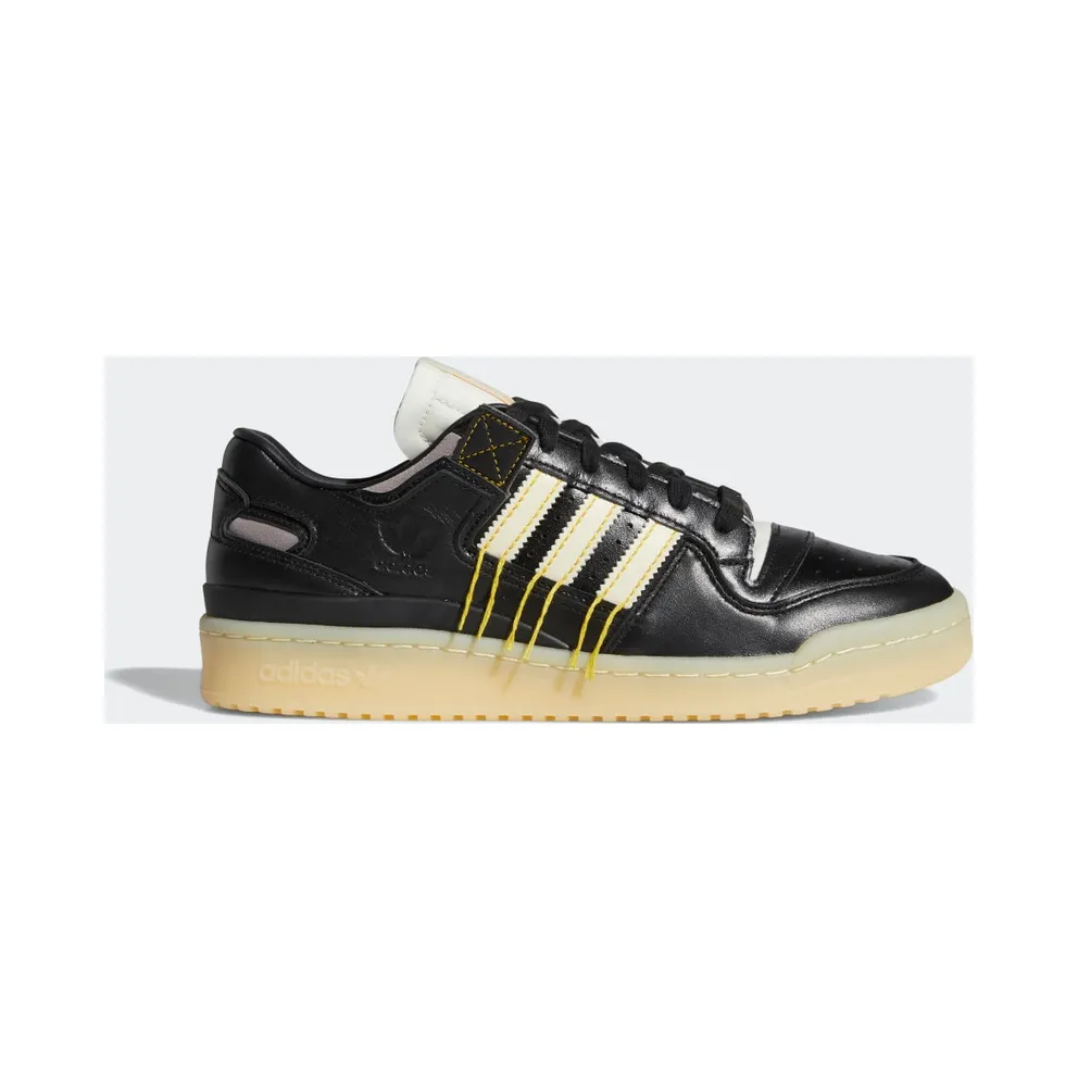 adidas FORUM 84 LOW PREMIUM Core Black / Cream White / Easy Yellow (FZ3773)