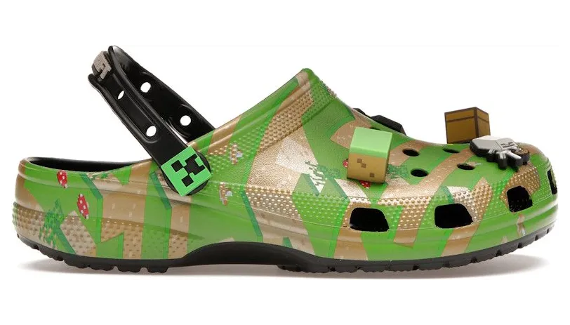 Crocs Elevated Clog Minecraft Grass Block (208472-90H)
