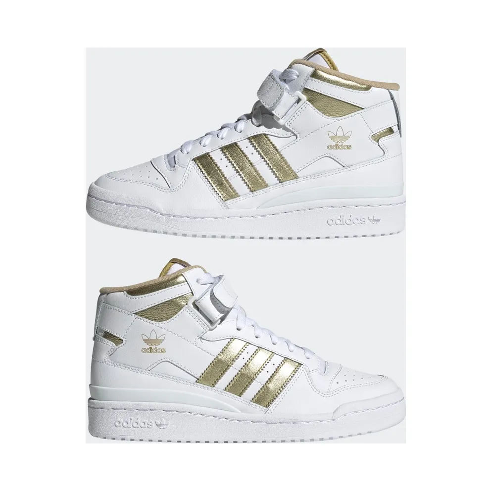adidas Forum Mid Cloud White / Matte Gold / Beige Tone (GX5055)