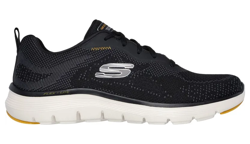 Skechers Flex Advantage 5.0 – Fosten Sneaker Zwart/Geel