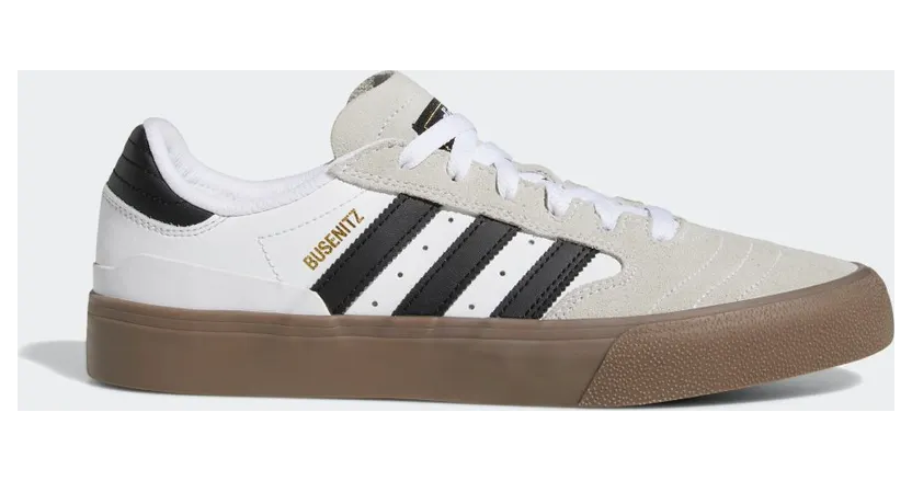 adidas Busenitz Vulc II Cloud White / Core Black / Gold Metallic (GW3190)