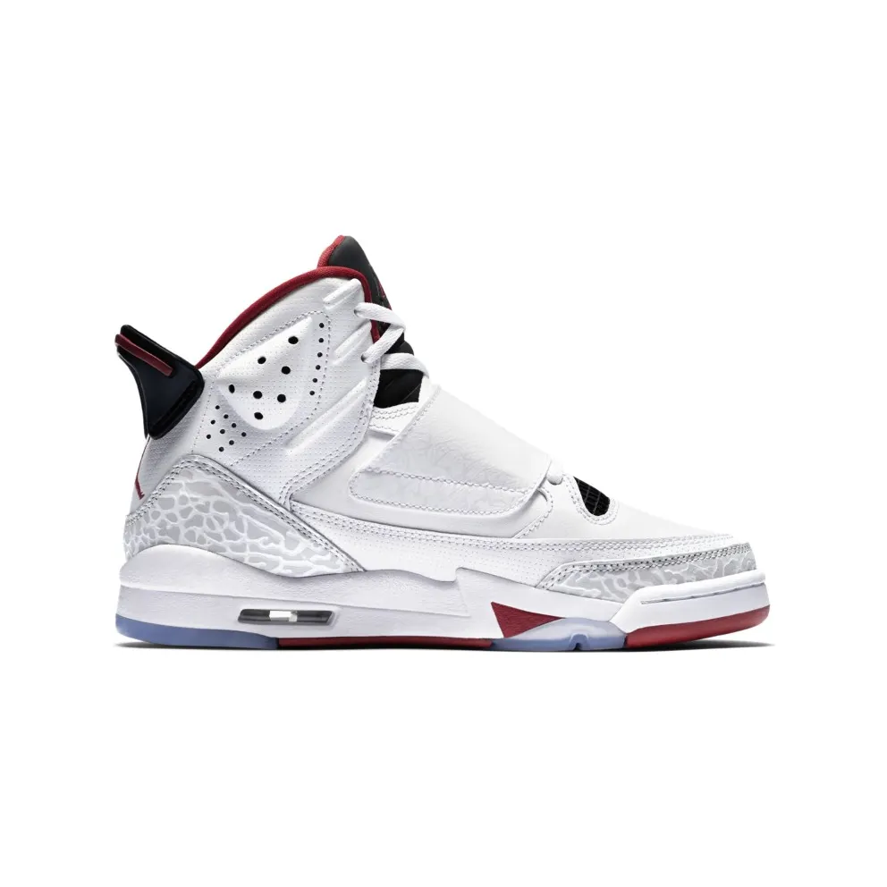 Jordan Son of Mars White Gym Red Black (GS) White/Gym Red-Black-Pure Platinum (512246-112)