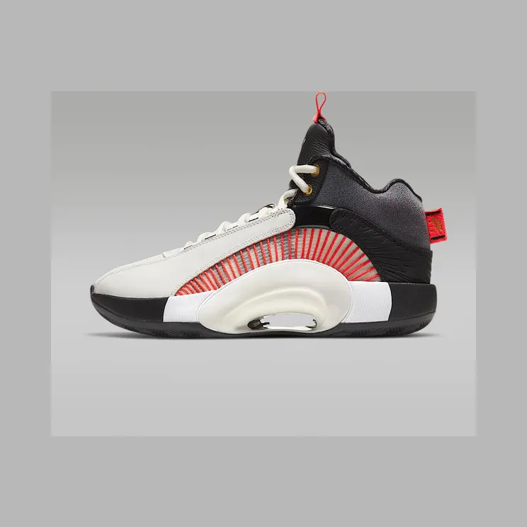 Titan 22 x Air Jordan 35 “Black / Sail / Bright Crimson / Metallic Gold” (DD4701-001)
