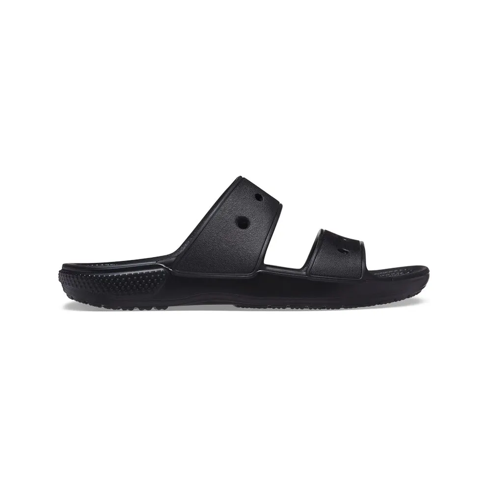 Crocs Classic Double Band Slide Sandals Black (206761-001)