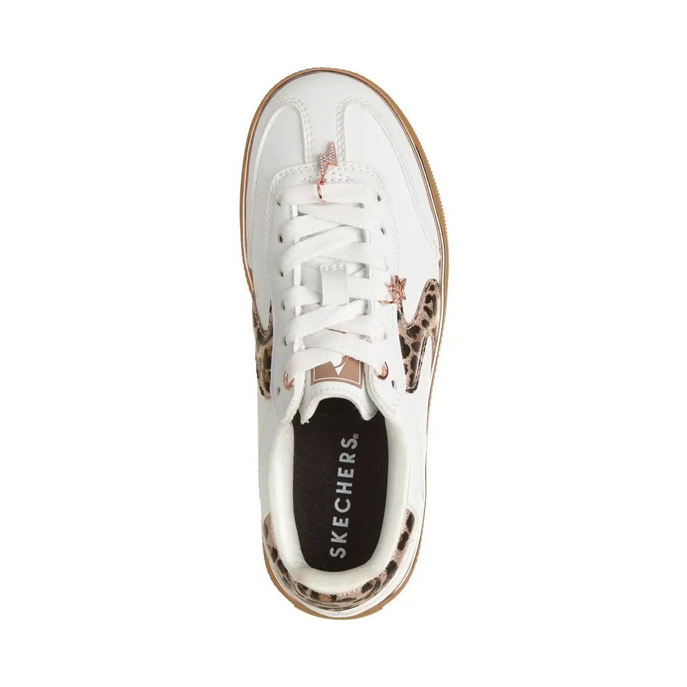 Skechers Hotshot – Leopard Fame Sneaker White/Luipaard