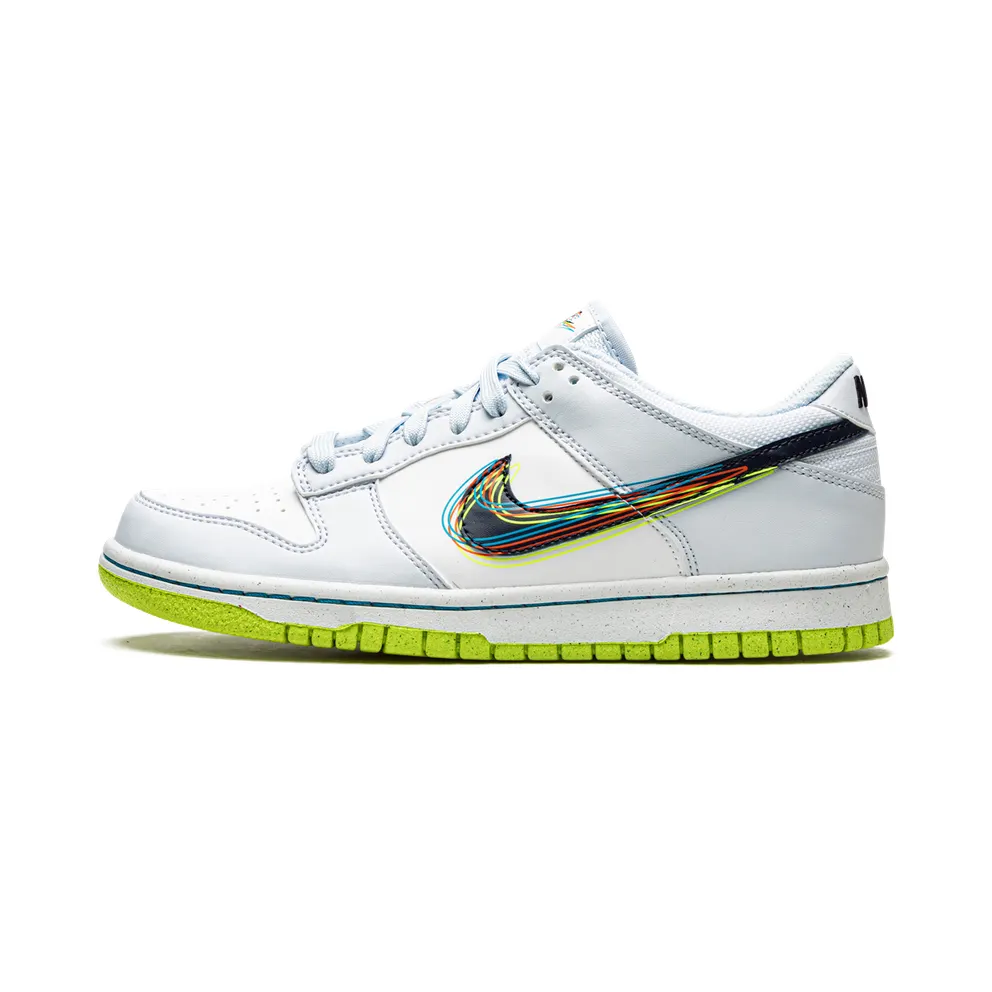 Nike Dunk Low (GS) “3D Swoosh” (DV3478-100)