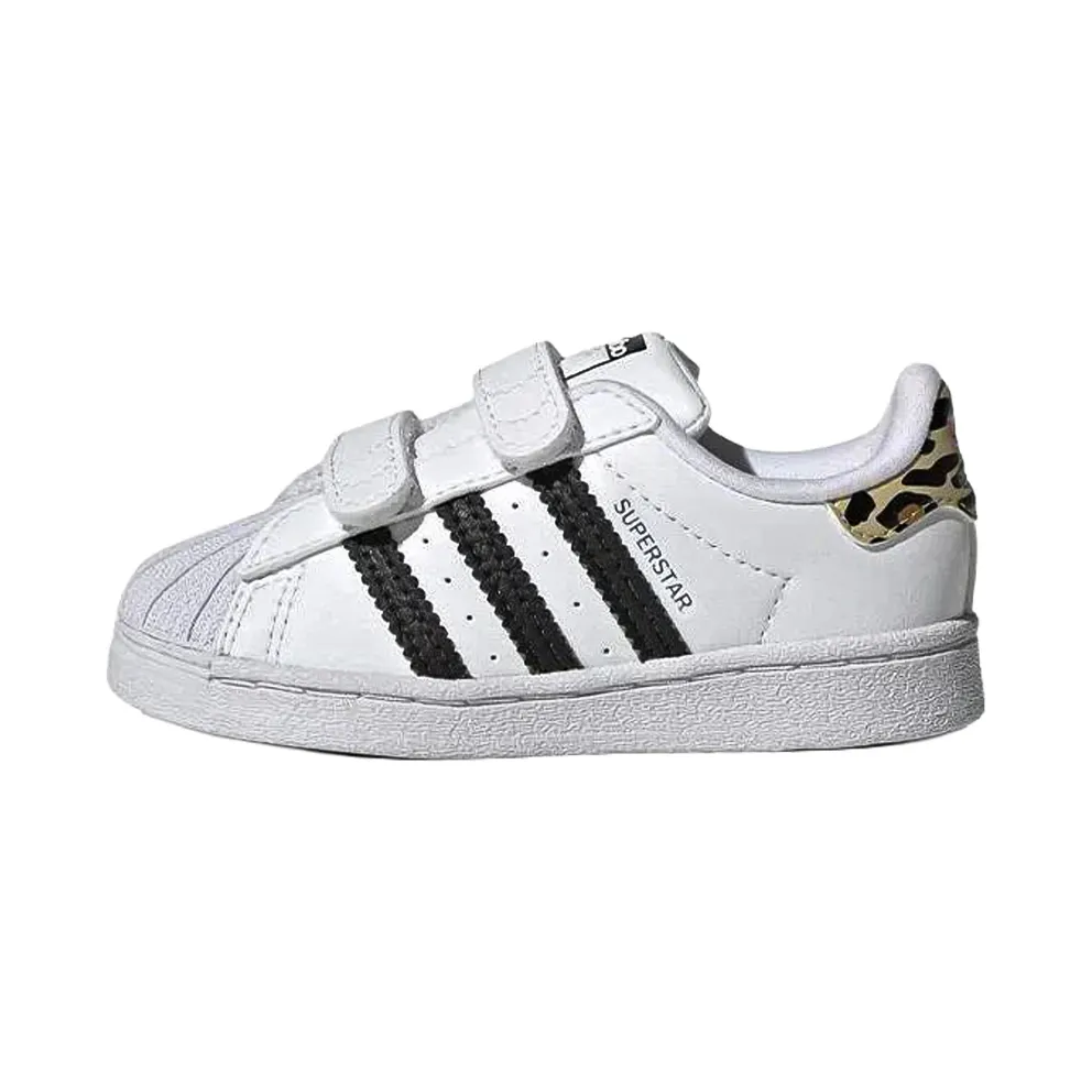 adidas Superstar Schuh Cloud White / Core Black / Blue (GW4064)