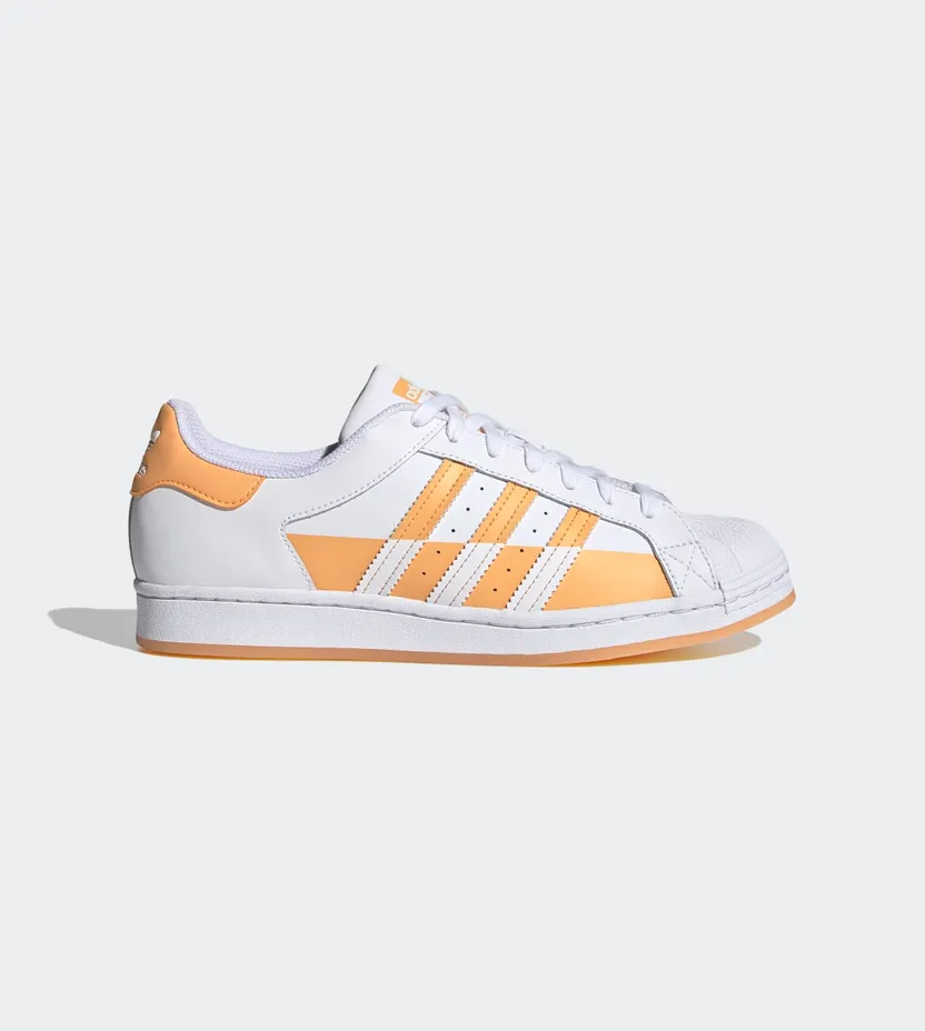 adidas Superstar Cloud White / Core Black / Hazy Orange (FY7702)