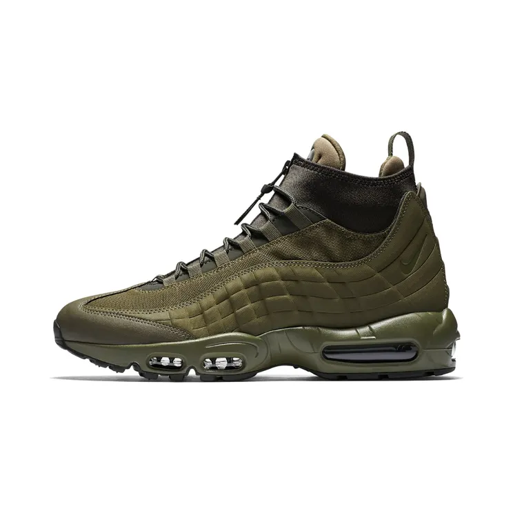 Nike Air Max 95 Sneakerboot “Medium Olive / Sequoia / Sail” (806809-202)