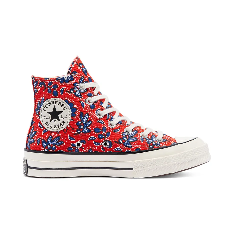 Converse Culture Prints Chuck 70 High Top Habanero Red/egret/rush Blue (171072C)