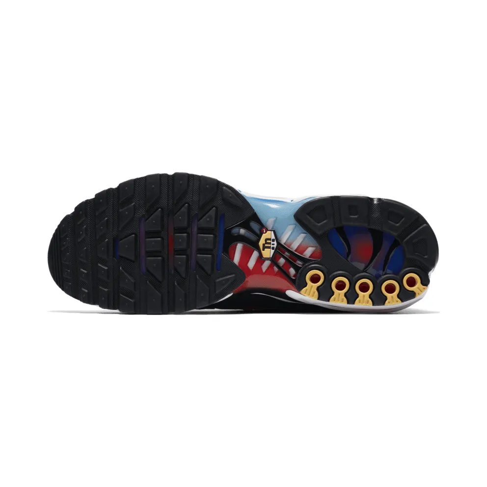 Nike Air Max Plus Greedy Black/Tour Yellow-Team Orange-Chile Red (AV7021-001)