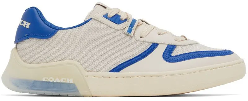 Coach 1941 Off-White & Blue Citysole Court (C9025)