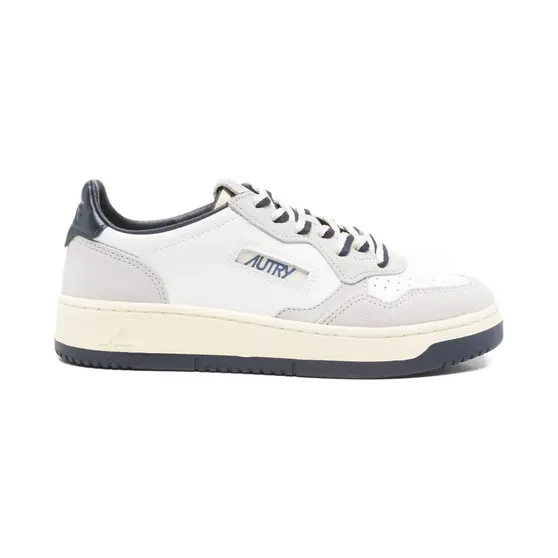 Autry Medalist low-top met vlakken “White” (AULWBW04)