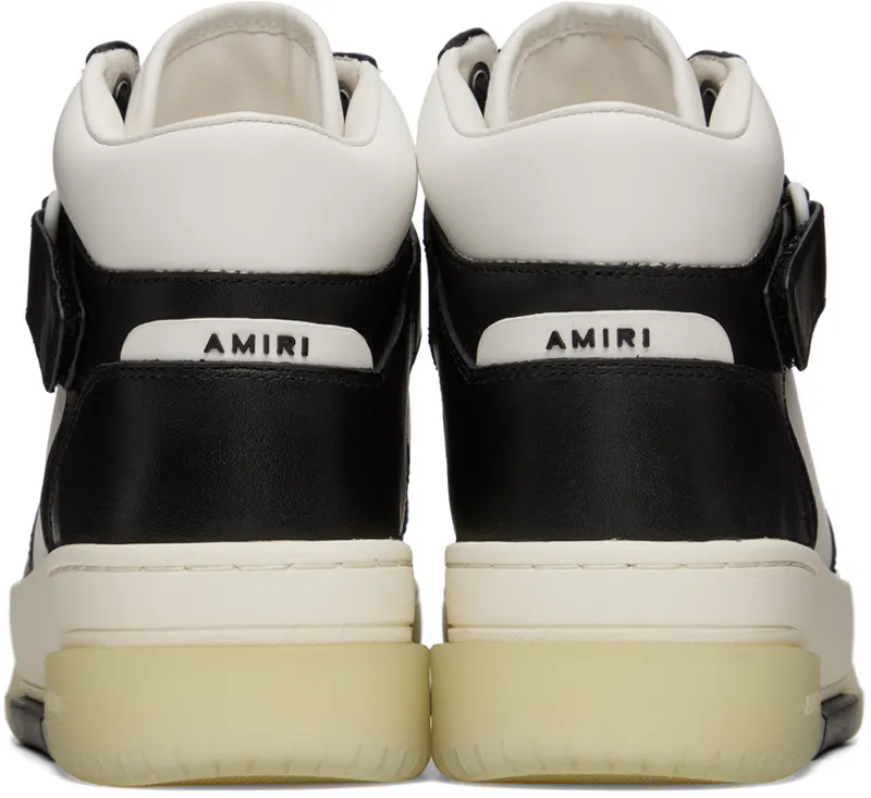 AMIRI Black & White Stadium Mid (AW22MFS005)