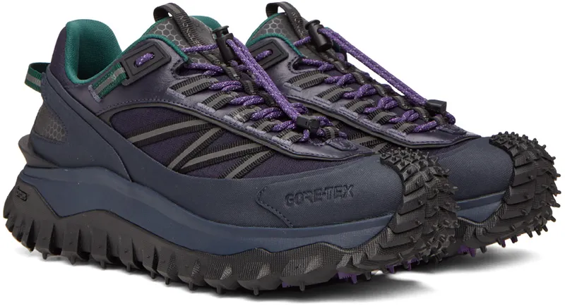 Moncler Grenoble Navy Trailgrip GTX Sneakers (H20974M00010M2058)