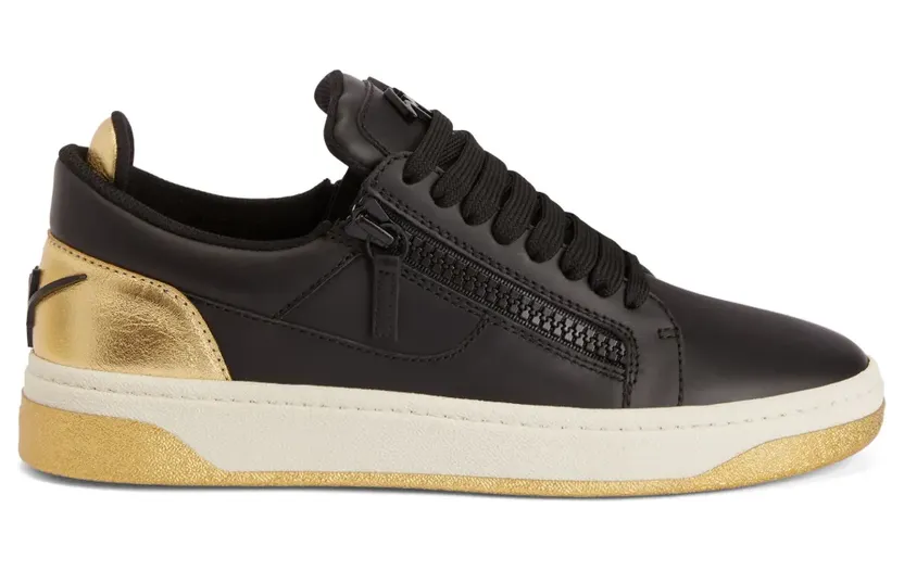 Giuseppe Zanotti GZ94 Sneakers mit doppeltem Reißverschluss – Schwarz (RU30041001)