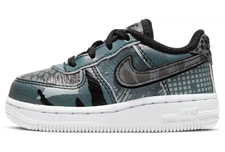 Nike Air Force 1 Low City of Dreams (TD) “Black / Light Smoke Grey” (CV2417-001)