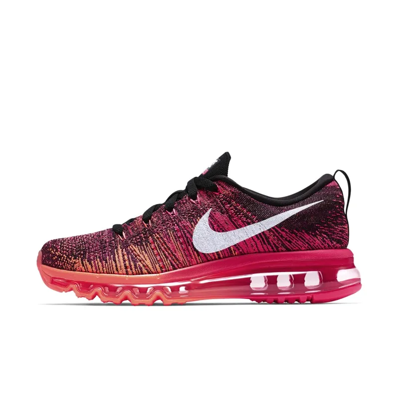 Nike Flyknit Max Pink Foil Hot Lava (W) Black/White-Pink Foil-Hot Lava (620659-006)