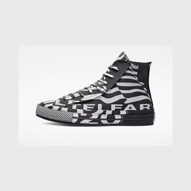 Converse Converse x TELFAR Chuck 70 Almost Black/wit/zwart