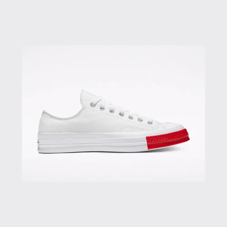 Converse Chuck 70 OX Low Undercover – White Red (163013C)