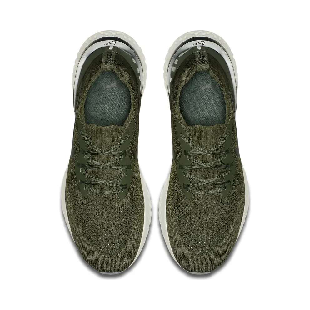 Nike Epic React Flyknit Cargo Khaki Cargo Khaki/Black-Camper Green (AQ0067-300)