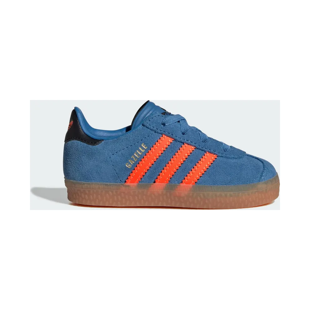 Adidas Gazelle Comfort Closure with Elastische Veters Kids Focus Blue / Solar Orange / Core Black (JP7134)