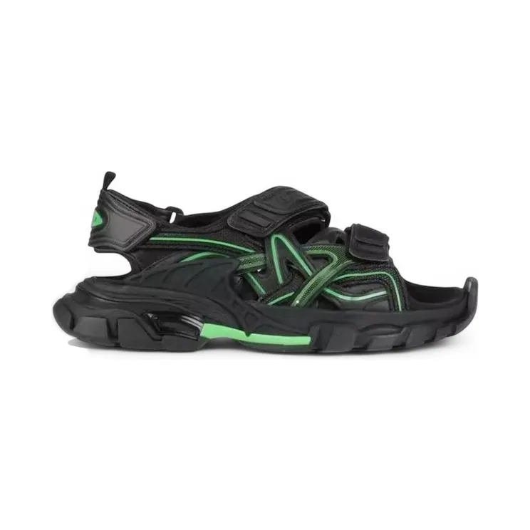 Balenciaga Track 2.0 Sandal Black Green (617543W3AJ11030)