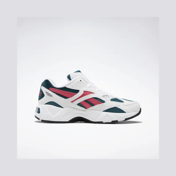 Reebok Aztrek 96 Teal Pink White/Deep Teal-Blazing Pink (Other Brands Reebok)