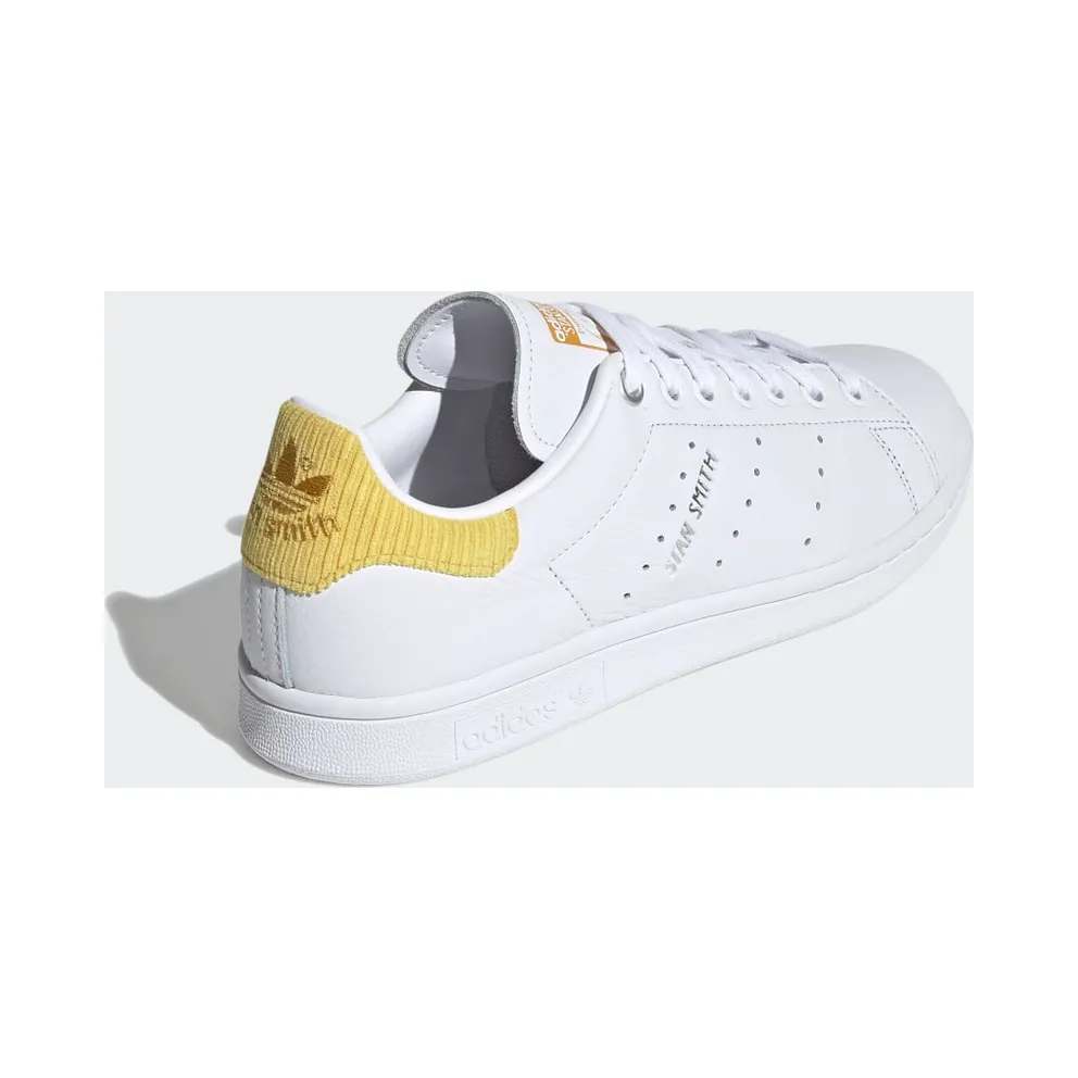 Adidas Stan Smith ‘White Corn Yellow’ Cloud White/Silver Metallic/Corn Yellow (H69023)
