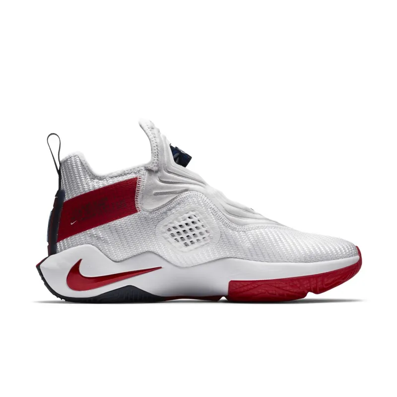Nike LeBron Soldier 14 USA White/White-University Red-Midnight Navy (CK6047-100)